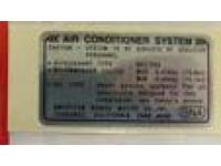 Honda 80050-SNA-H00 Label, Air Conditioner Information (Hfc134A)