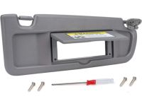 Honda 83230-SZT-A21ZB Sunvisor Assembly, Passenger Side (Gray)