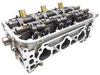 Honda Odyssey Cylinder Head - 12300-RDJ-810 Cylinder Head Assembly, Rear (Dot)