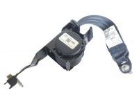 Honda 04828-TVA-A00ZA Outer Set, Left Rear Seat Belt (Deep Black)