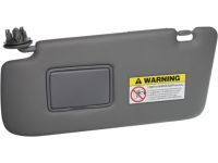 Honda 83280-S9A-A02ZA Sunvisor Assembly, Driver Side (Light Seagull Gray) (Mirror)