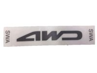 Honda 75723-SWA-A01 Sticker (4WD)