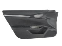 Honda 83552-TGG-E02ZB Lining, L. FR. Door Assy. (Lower) *NH900L* (DEEP BLACK)