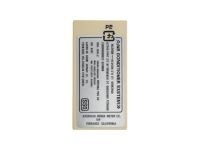 Honda 80050-SS0-H01 Label, Air Conditioner Caution (Hfc134A) Honda 80050-SS0-H01 Label, Air Conditioner Caution (Hfc134A)