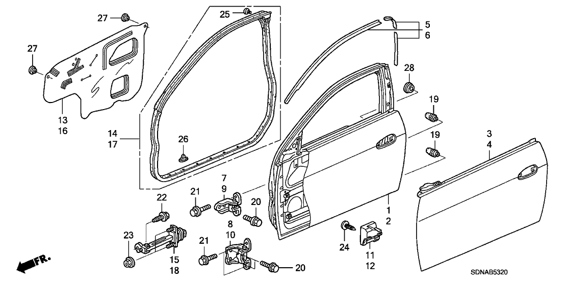 67324-SDN-A00ZA - Genuine Honda Parts