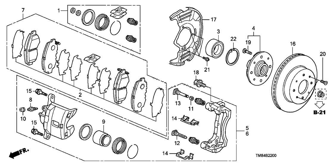 Honda 45022 t1e g00