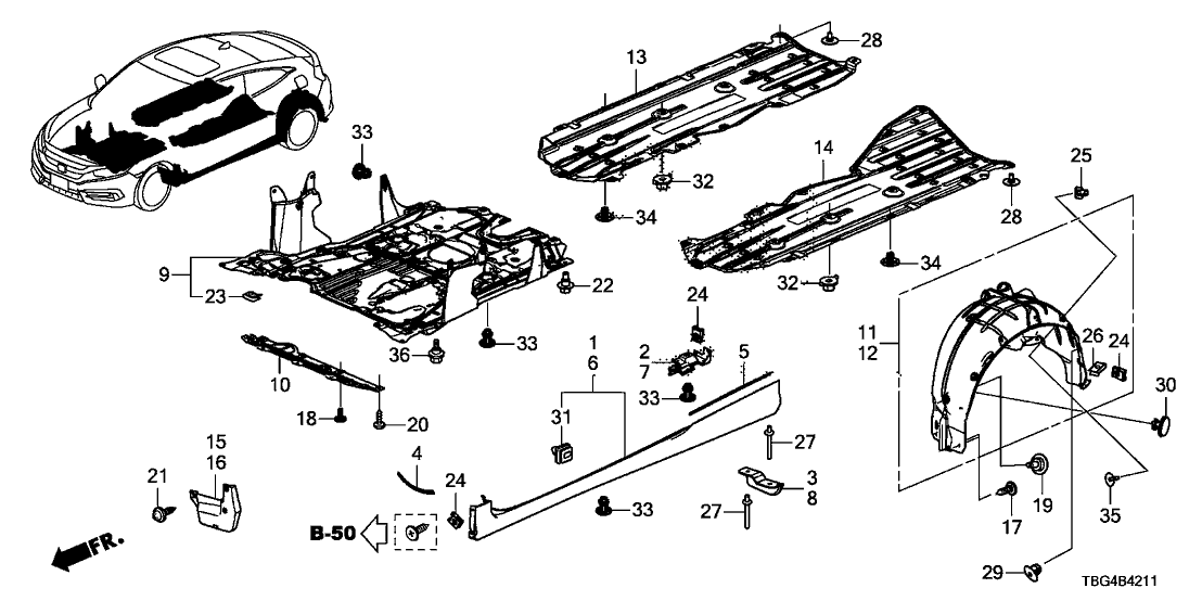 2017 Honda Civic Parts