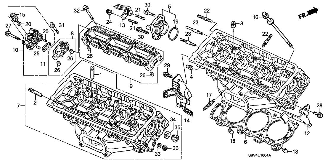 12251PVJA01 Genuine Honda Gasket, Cylinder Head