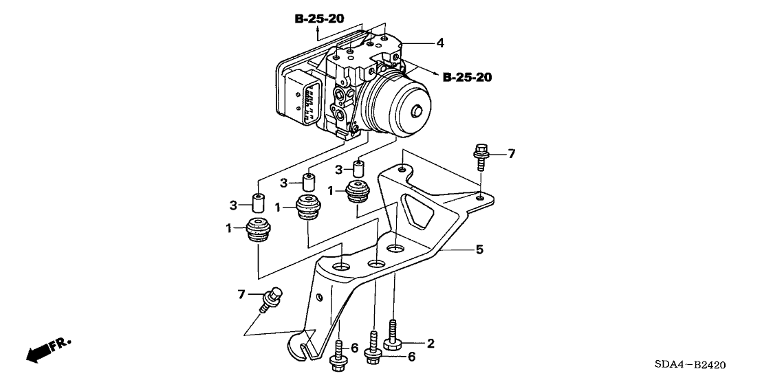 57110-SDB-023 - Genuine Honda Modulator Assy.