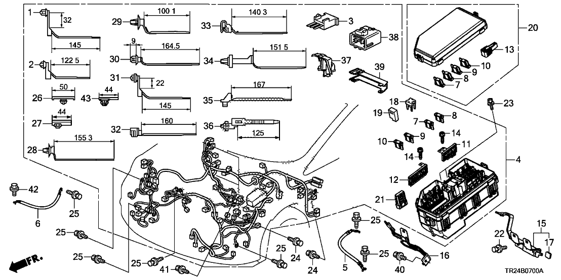 38232-TR0-A01 - Genuine Honda Fuse, Multi Block