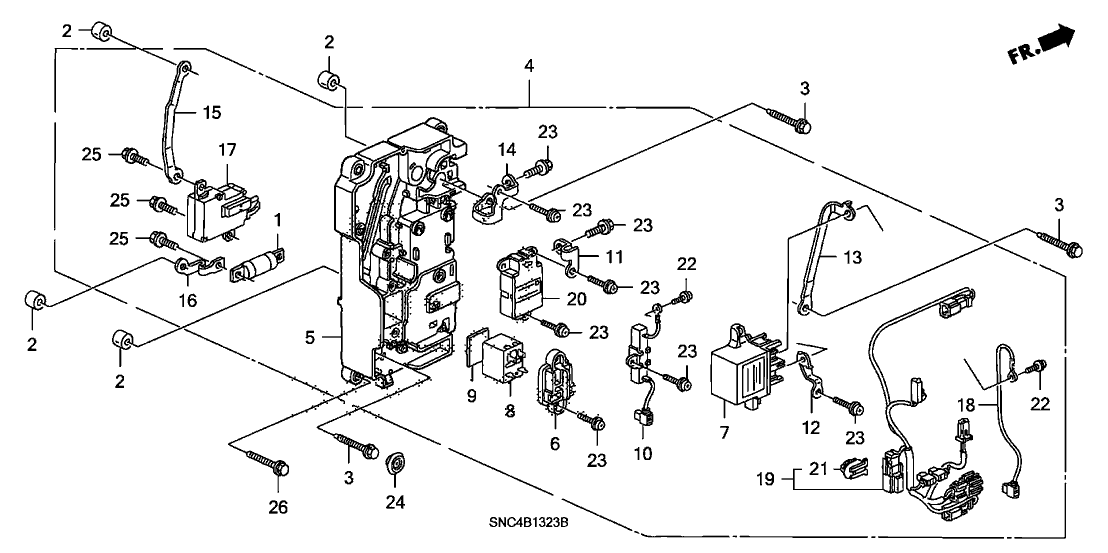 1C313-RMX-003 - Genuine Honda Fuse, High Voltage (100A)