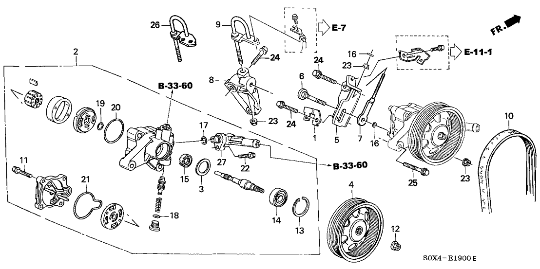 56955-p8a-a01 - Genuine Honda Bolt, Special (8x40)