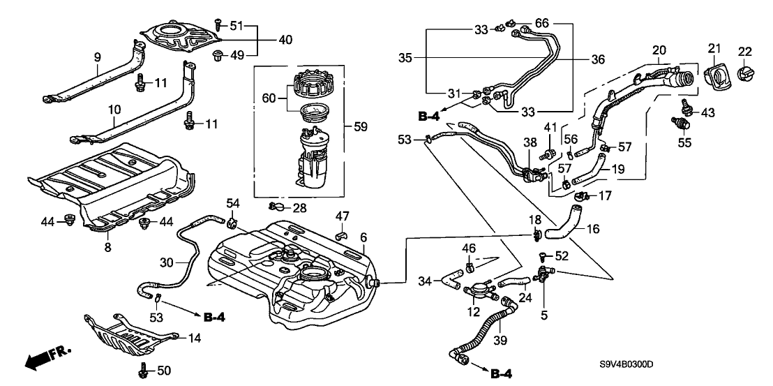 17045-S3V-A00 - Genuine Honda Module Assy., Fuel Pump