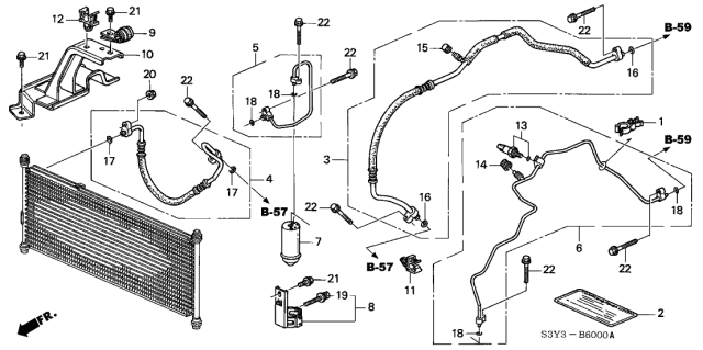 80440-S3Y-003 - Genuine Honda Switch, Air Conditioning (Tri)