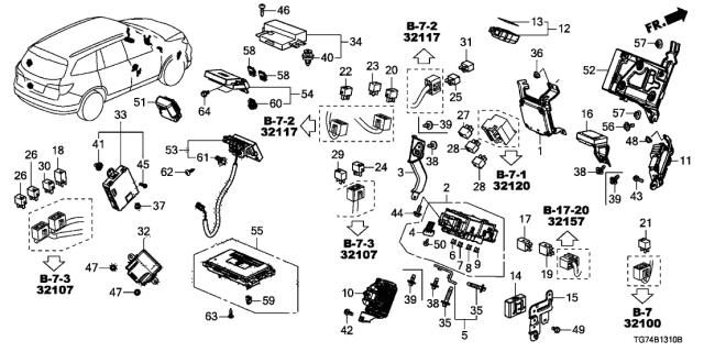 39515 Tg7 A01 Genuine Honda Parts