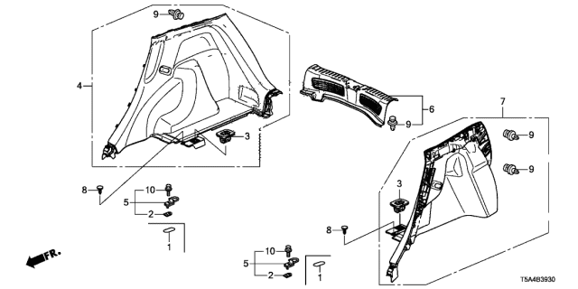 84651 T5R A12ZA Genuine Honda Lng Assy L NH900L