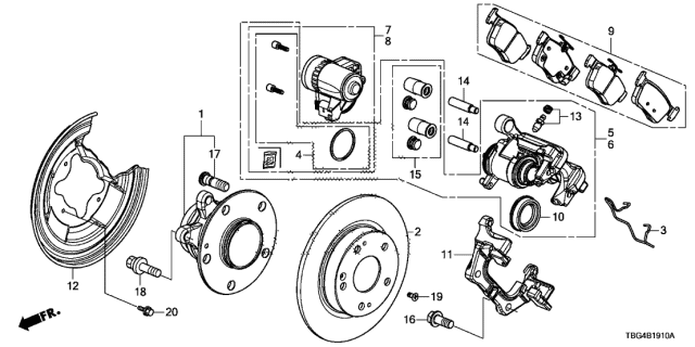 Honda Civic Brake Line Diagram