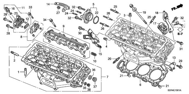 Двигатель r18a honda схема