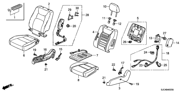 81169-SJC-L31 - Genuine Honda OPDS Unit