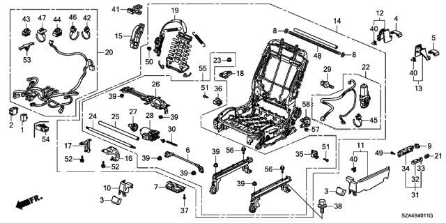 81505-SZA-A41ZB - Genuine Honda Parts