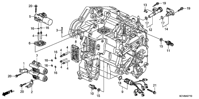 AT Solenoid - 2011 Honda Element 5 Door EX (4WD) KA 5AT