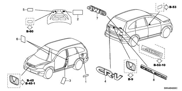 2007 honda cr v accessories