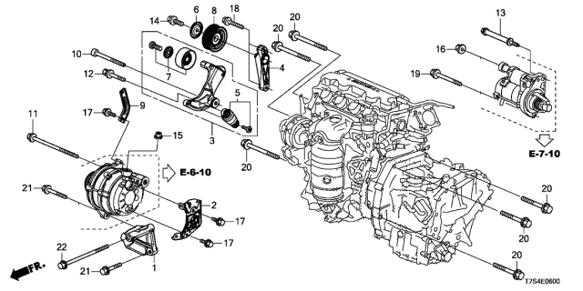 Auto Tensioner - 2016 Honda HR-V 5 Door EX (AWD) KA CVT