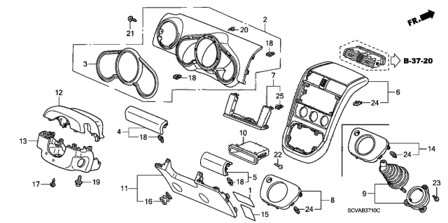 Scv A Za Genuine Honda Parts