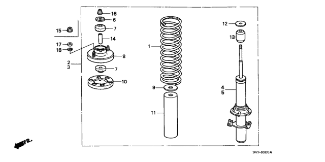 51686-SH3-014 - Genuine Honda Parts