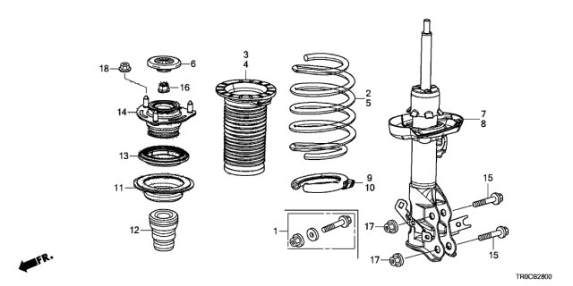 51920-TR0-A11 - Genuine Honda Parts