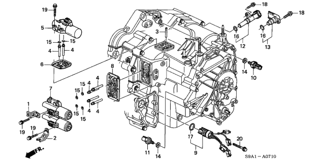 AT Solenoid - 2002 Honda CR-V 5 Door EX (4WD) KA 4AT