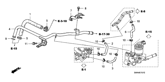 honda part 19510 rtb 000