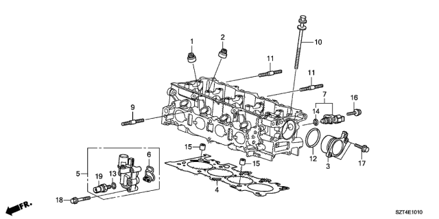 15810-RB0-G01 - Genuine Honda Valve Assembly, Spool