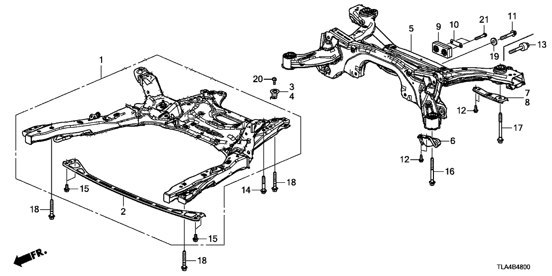 Honda 90166-TLA-000 Bolt, Mass Flange (14X115)