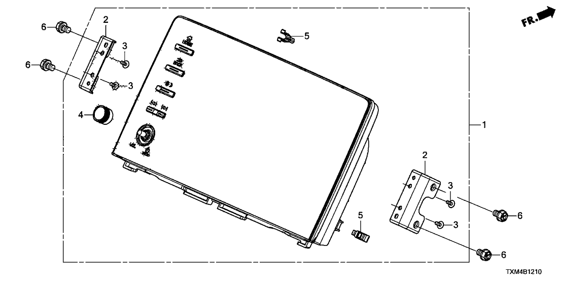 Honda 39710-TXM-A01 DISPLAY, CTR (8INCH)