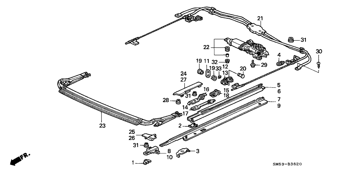 Honda 70044-SM4-003 Shim, Side (2.0)