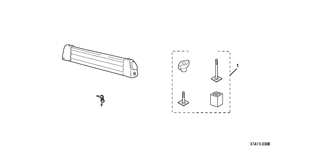 Honda 08L03-TA1-100A Attachment, Ski