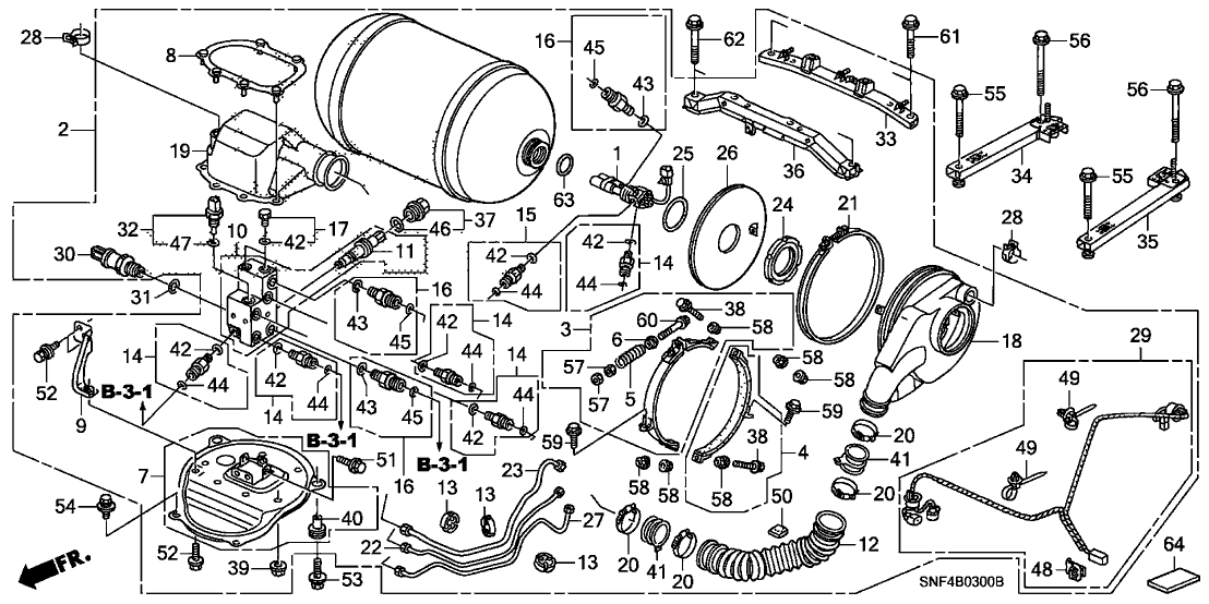 Honda 17549-SNF-A00 Stay, Joint Plate