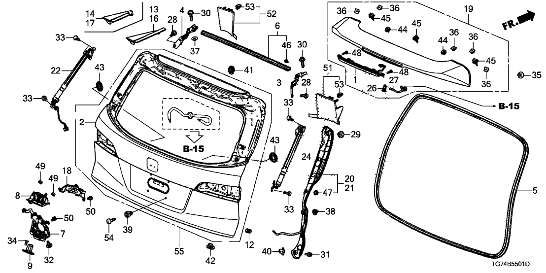 Honda 74981-TG7-306 SPRING SET, PTG