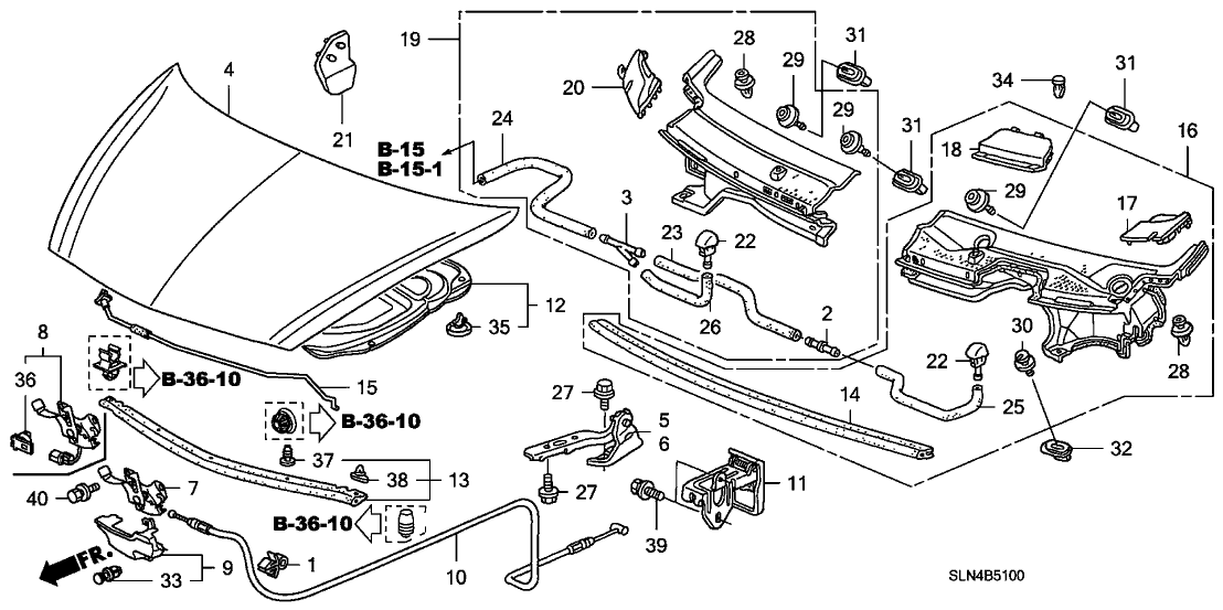 Honda 76813-SEY-J01 Tube (390MM)