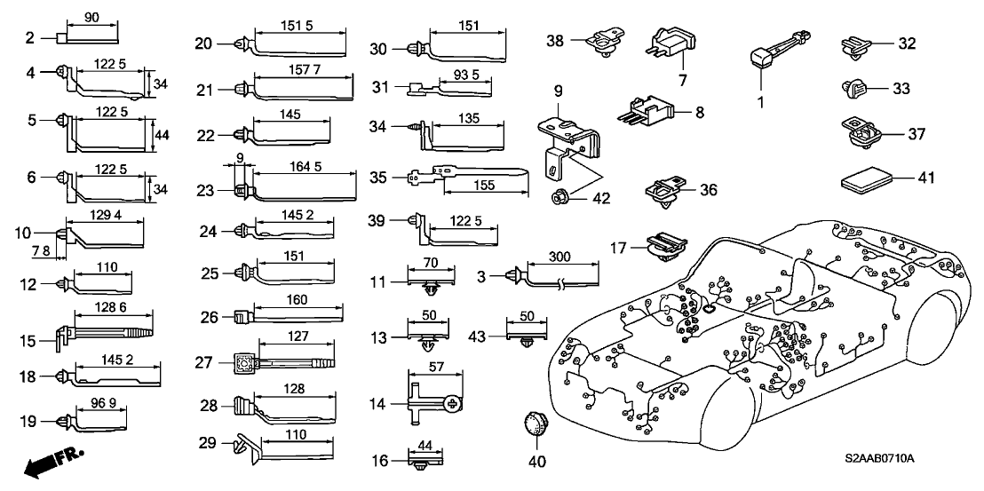 Honda 32146-SJ4-003 Diode (3P)