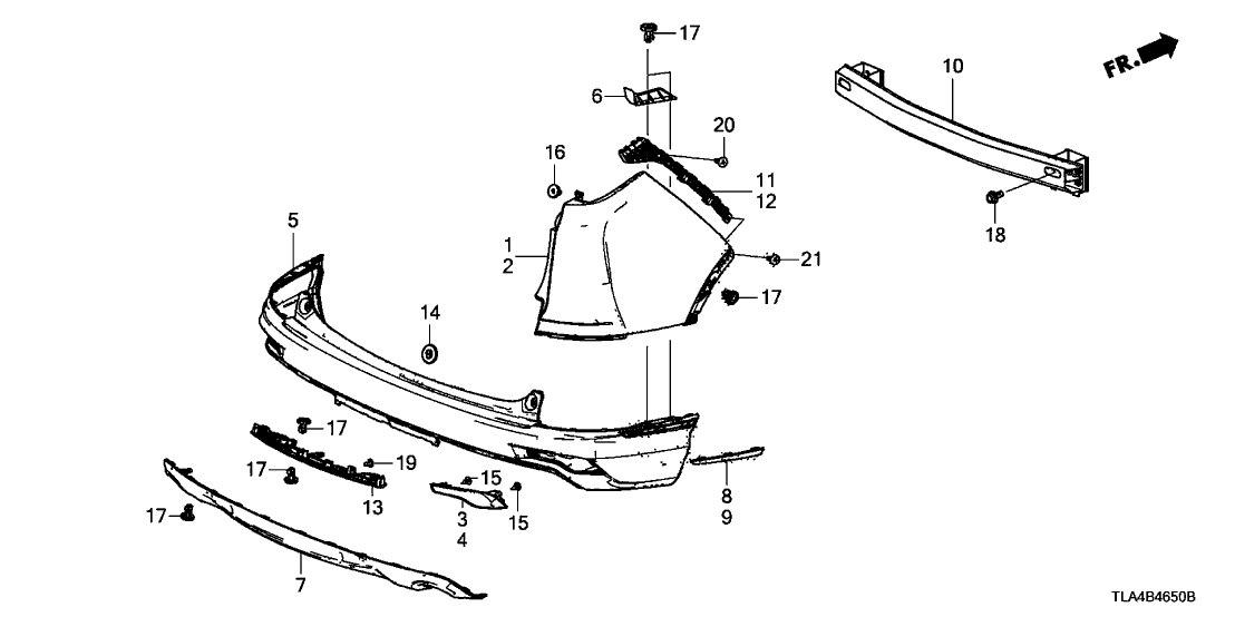 Honda 74985-TLA-A51 Sensor Assy., Kick