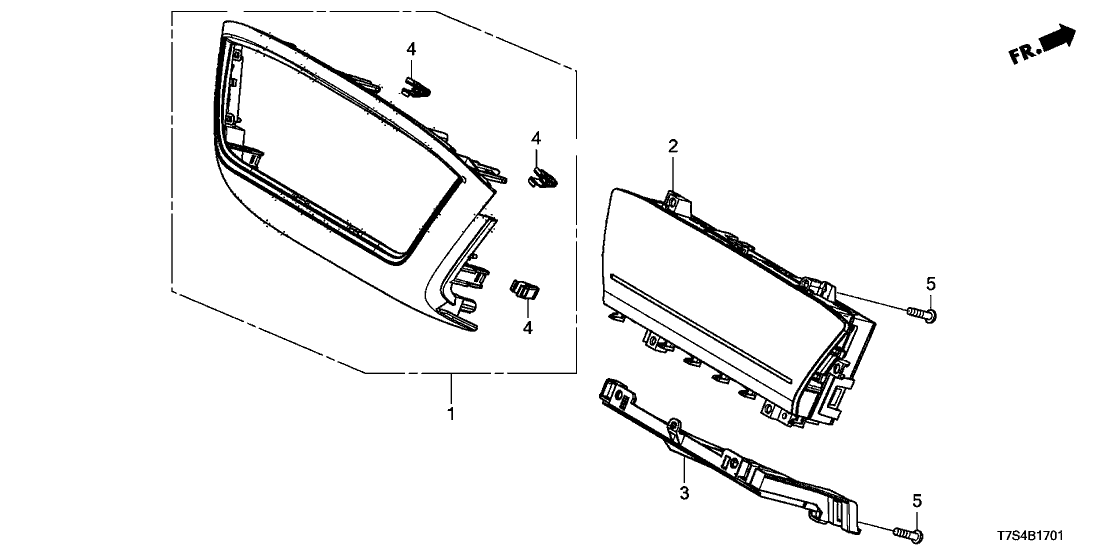 Honda 79602-T7W-A82 Switch Assy., Auto Air Conditioner