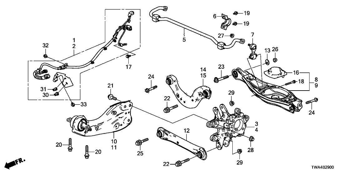 Honda 90173-TVA-A00 Bolt, Flange (14X48.6)