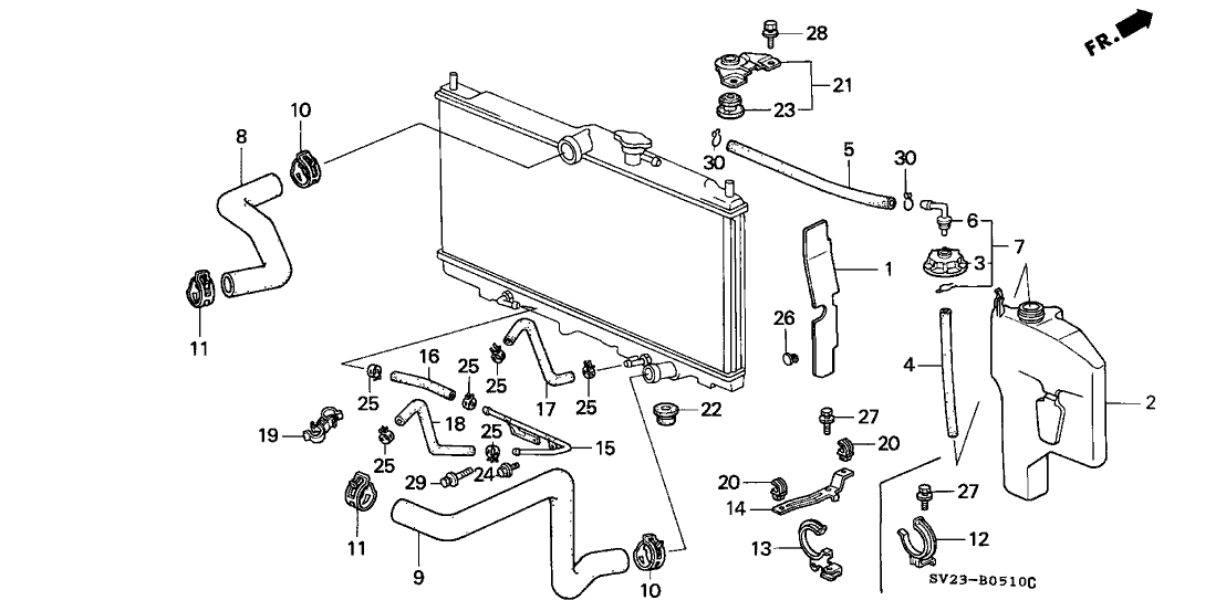 Honda 25210-P0A-000 Pipe C, Oil Hose