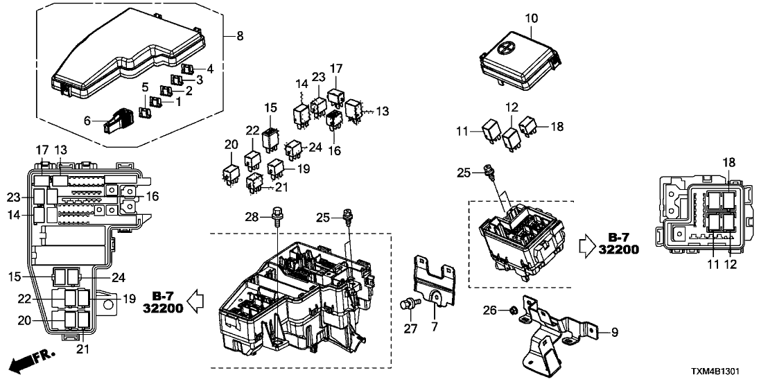 Honda 90301-T8M-G01 Nut, Cap (6MM) (Paint Cutting)