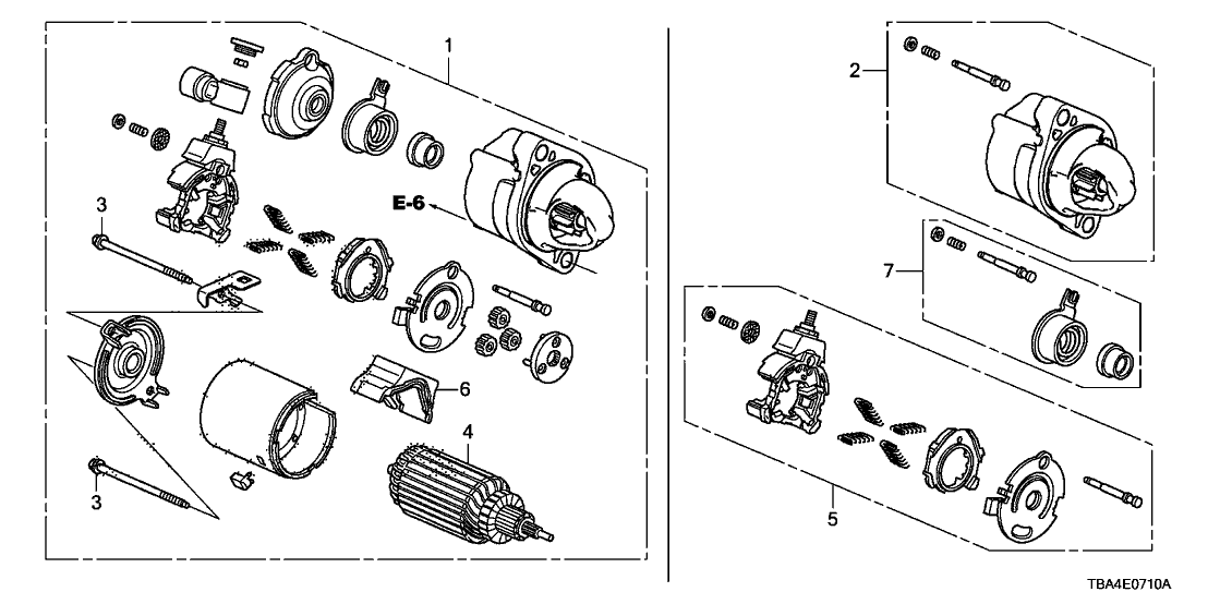 Honda 31200-5AA-A01 Motor Assembly, Starter