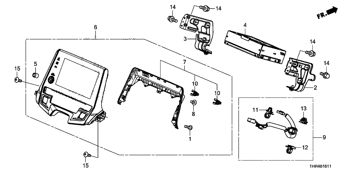 Honda 39540-THR-A34 CONT, INFOTAINMENT