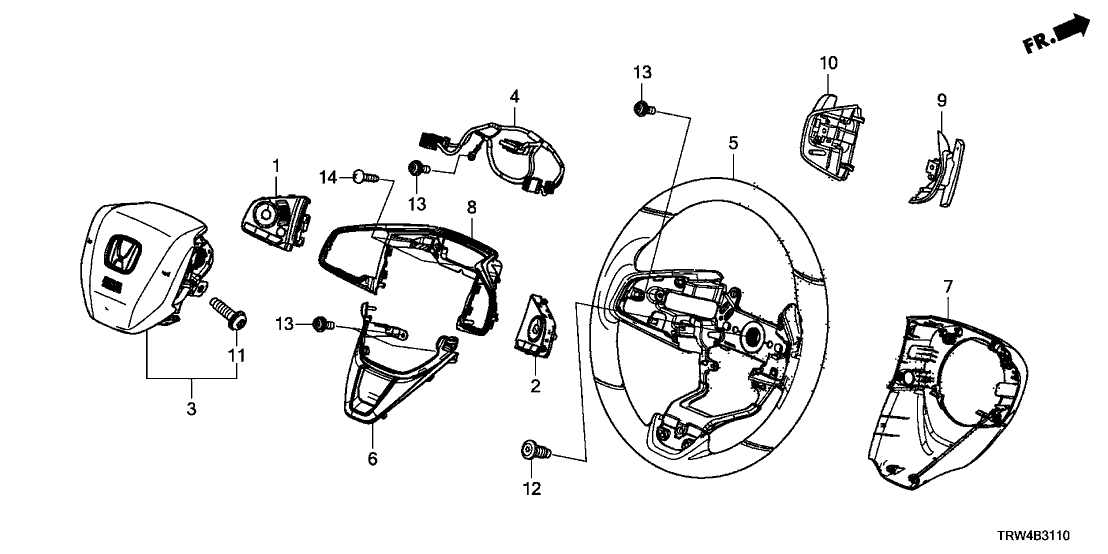 Honda 78560-TEA-A81ZG Sw Assy. *NH167L*