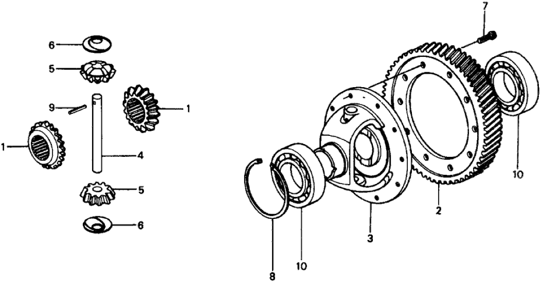 Honda 41233-639-010 Gear, Final Driven